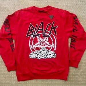 Black Scale Sweater